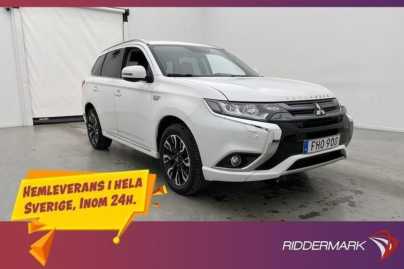 Vit Begagnad 2016 Mitsubishi Outlander SUV | 188 800 kr (Bra pris) - Bild 1/3