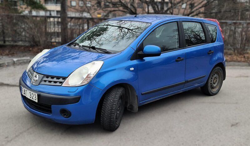 Blå Begagnad 2007 Nissan Note Visia Minibuss | 11 000 kr (Superpris) - Bild 1/4