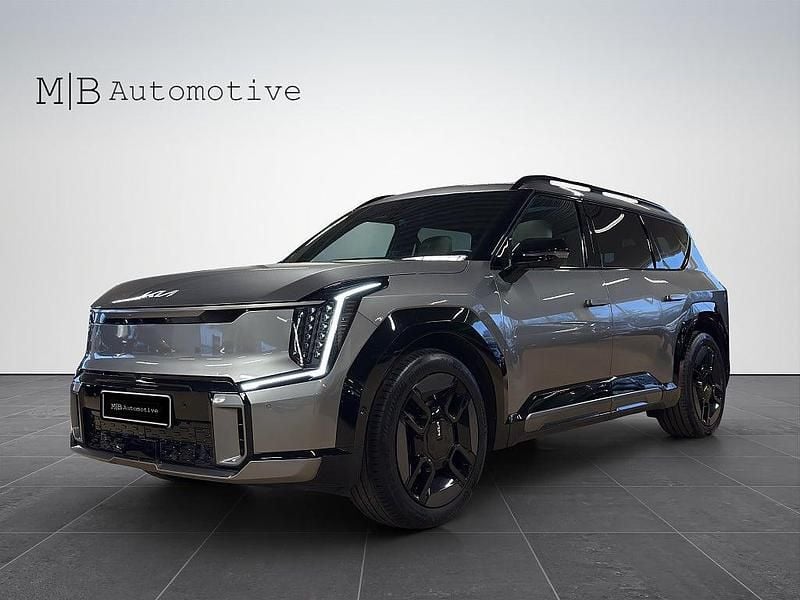 Grå Begagnad 2024 Kia EV9 GT-Line SUV | 729 900 kr (Marknadspris) - Bild 1/4