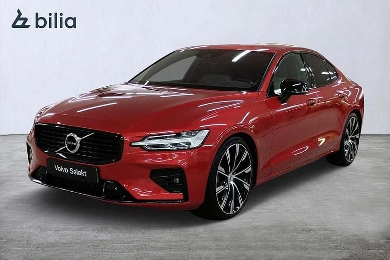 Röd Begagnad 2021 Volvo S60 R-Design Sedan | 369 000 kr (Marknadspris) - Bild 1/4