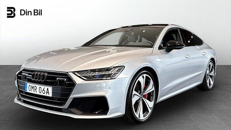 Silver Begagnad 2023 Audi A7 Sportback S-Line Halvkombi | 619 000 kr (Bra pris) - Bild 1/4