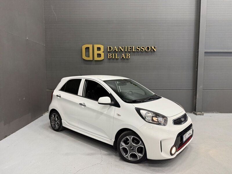 Vit Begagnad 2016 Kia Picanto Halvkombi | 69 800 kr (Bra pris) - Bild 1/4