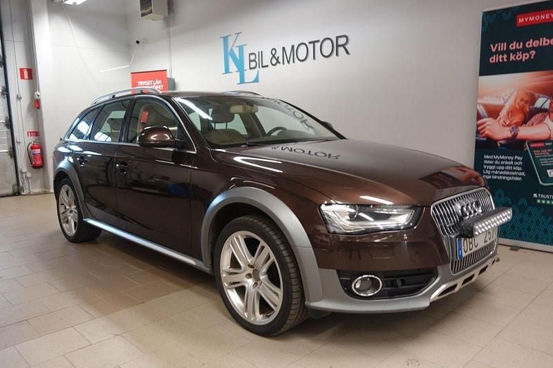 Brun (brunmetallic) Begagnad 2014 Audi A4 Allroad Comfort Kombi | 139 900 kr (Marknadspris) - Bild 1/4
