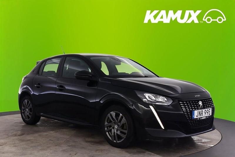 Svart Begagnad 2022 Peugeot 208 Active Halvkombi | 161 800 kr (Bra pris) - Bild 1/4