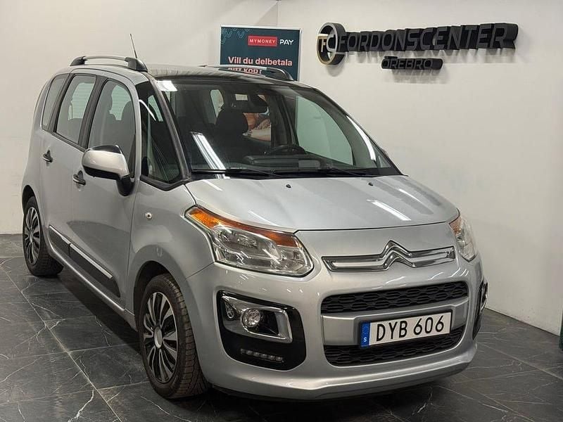 Silver Begagnad 2014 Citroën C3 Picasso Minibuss | 54 900 kr - Bild 1/4