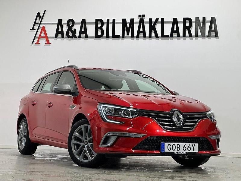 Röd Begagnad 2019 Renault Mégane GT Line GT-Line Kombi | 149 900 kr (Bra pris) - Bild 1/4