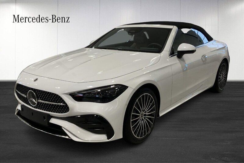 Vit (white) Ny 2025 Mercedes CLE200 AMG Cab | 711 100 kr (Bra pris) - Bild 1/4