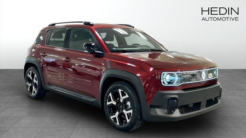 Röd (red) Ny 2025 Renault 4 E-Tech Techno SUV | 434 900 kr - Bild 1/4