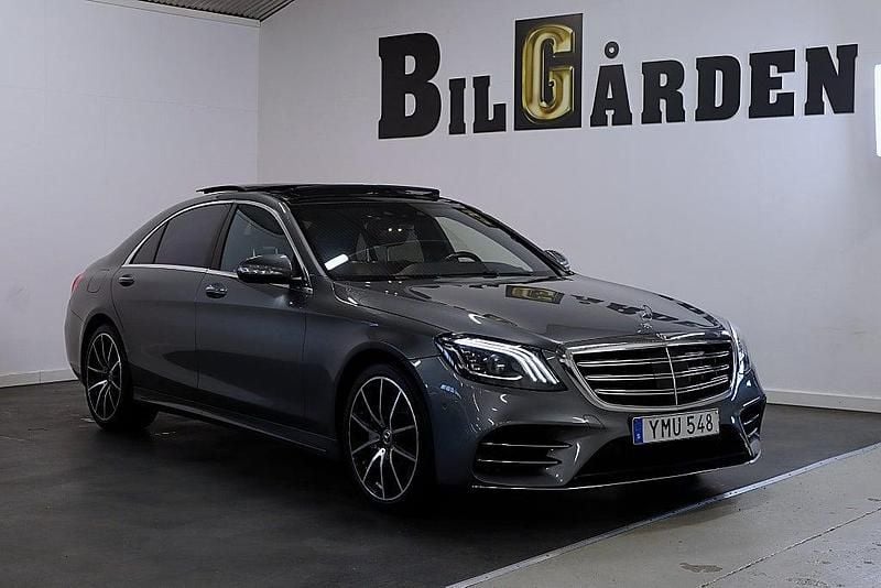 Grå Begagnad 2018 Mercedes S450 AMG Sedan | 459 900 kr - Bild 1/4