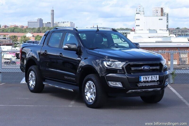 Svart Begagnad 2018 Ford Ranger Pickup | 299 500 kr (Bra pris) - Bild 1/4