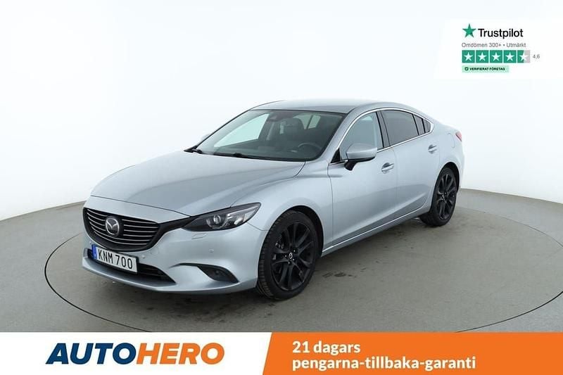 Grå Begagnad 2016 Mazda 6 Exceed Sedan | 169 000 kr (Bra pris) - Bild 1/4