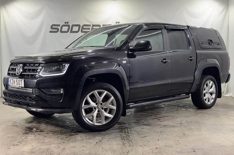 Svart metallic Begagnad 2020 VW Amarok Highline Pickup | 299 900 kr (Superpris) - Bild 1/4