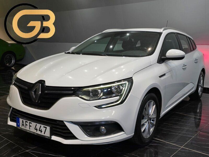 Vit Begagnad 2018 Renault Mégane GrandTour Kombi | 94 900 kr (Lite dyr) - Bild 1/4