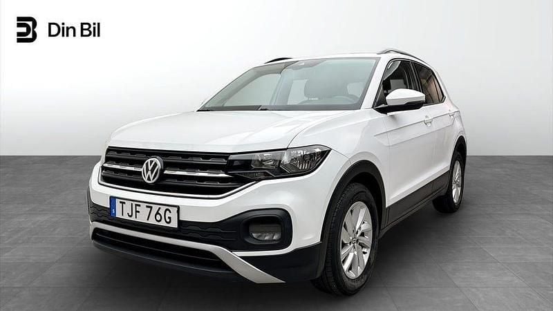 Vit Begagnad 2020 VW T-Cross SUV | 169 900 kr (Marknadspris) - Bild 1/4