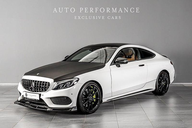 Vit Begagnad 2018 Mercedes C43 AMG AMG Sportkupé | 399 900 kr (Dyr) - Bild 1/4