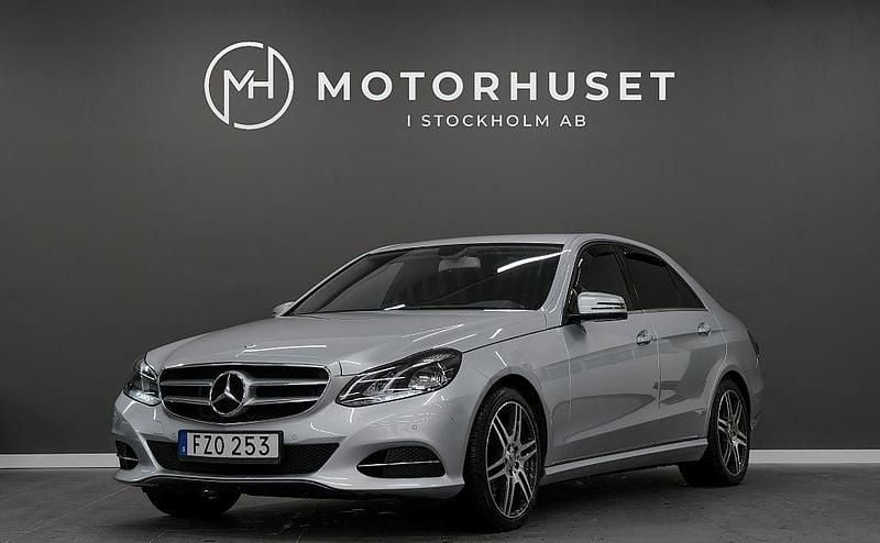 Silver Begagnad 2015 Mercedes E220 Avantgarde Sedan | 199 900 kr (Marknadspris) - Bild 1/4