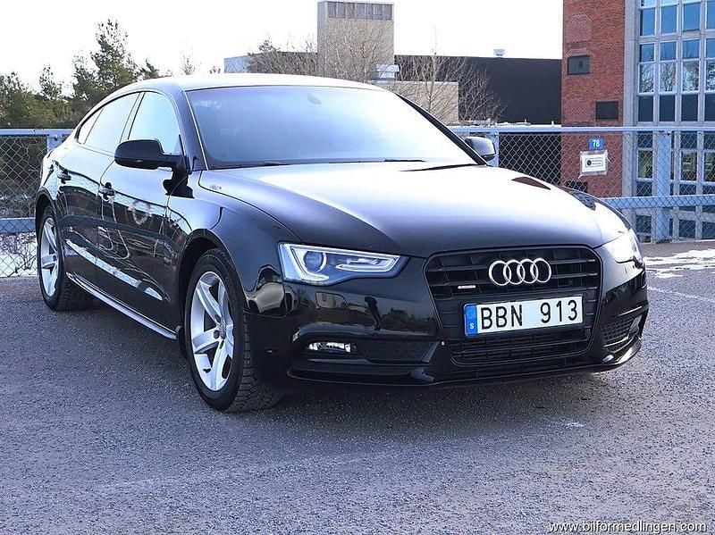 Begagnad Audi A5 Sportback Comfort 225 HK (165 kW) 2013 Svart samma som bilen Halvkombi