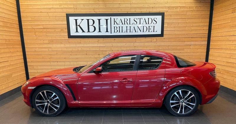Röd Begagnad 2005 Mazda RX8 Halvkombi | 99 900 kr - Bild 1/4