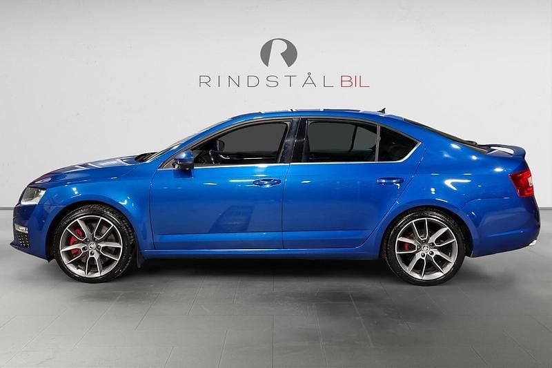 Begagnad Skoda Octavia RS 220 HK (161 kW) 2014 Blå Halvkombi