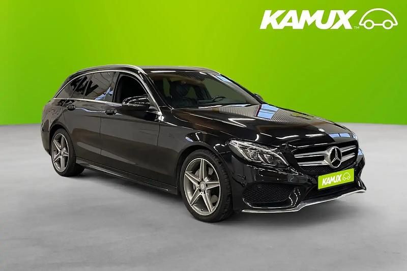 Svart Begagnad 2017 Mercedes C220 Kombi | 199 900 kr (Marknadspris) - Bild 1/4