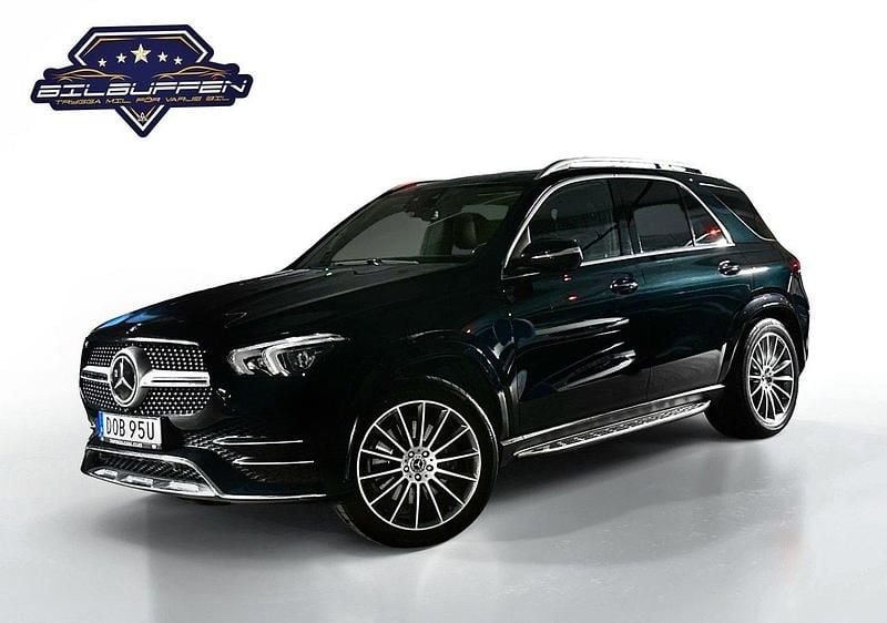 Grön (designo emerald green) Begagnad 2020 Mercedes GLE350 AMG SUV | 519 900 kr (Superpris) - Bild 1/4
