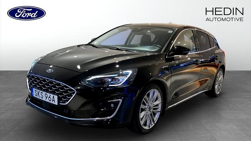 Svart Begagnad 2020 Ford Focus Halvkombi | 209 000 kr (Dyr) - Bild 1/4
