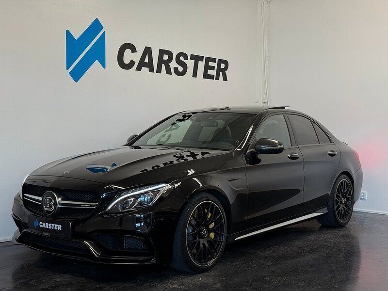 Svart Begagnad 2017 Mercedes C63S AMG AMG Sedan | 699 900 kr (Dyr) - Bild 1/4