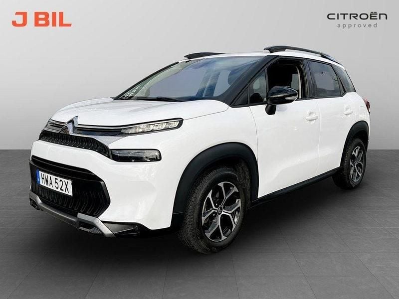 Vit Begagnad 2024 Citroën C3 Aircross Shine SUV | 189 900 kr (Bra pris) - Bild 1/4