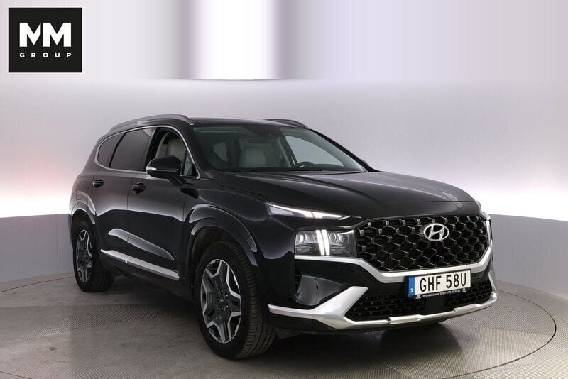 Svart Begagnad 2022 Hyundai Santa Fe Advanced SUV | 469 900 kr (Bra pris) - Bild 1/4
