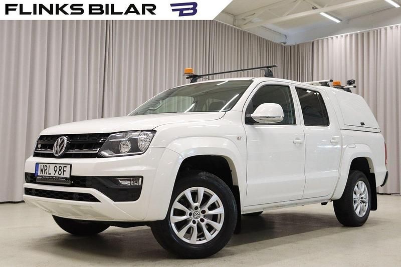 Vit Begagnad 2020 VW Amarok Pickup | 379 900 kr (Marknadspris) - Bild 1/4