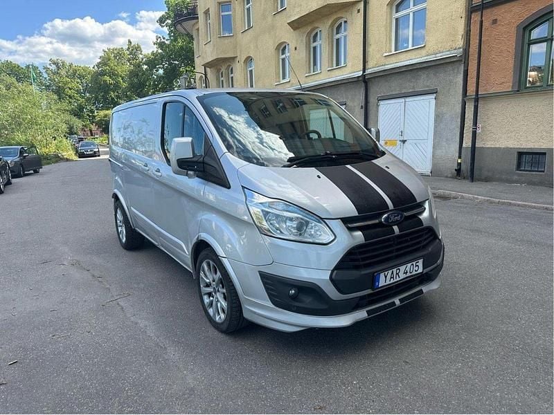 Grå Begagnad 2016 Ford Transit Custom | 59 900 kr (Superpris) - Bild 1/4