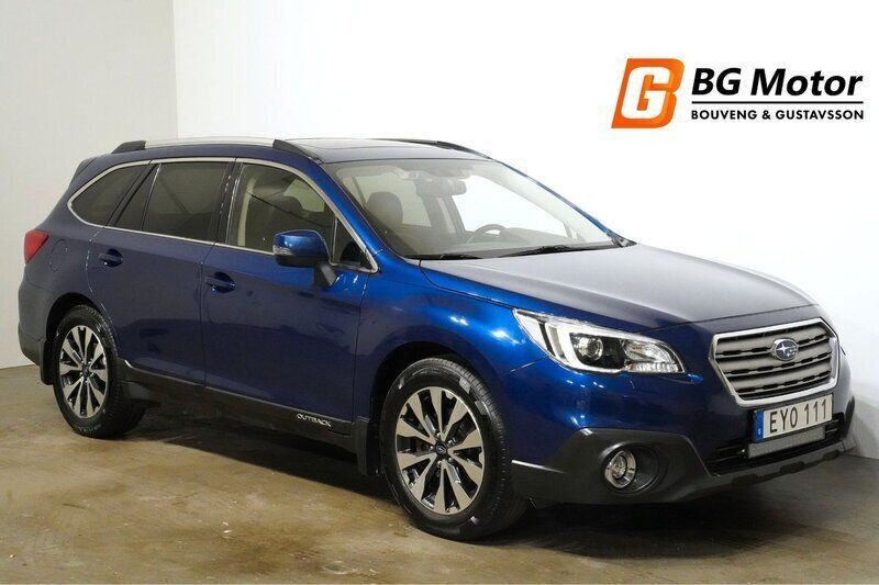 Blå Begagnad 2015 Subaru Outback SUV | 159 800 kr (Lite dyr) - Bild 1/3