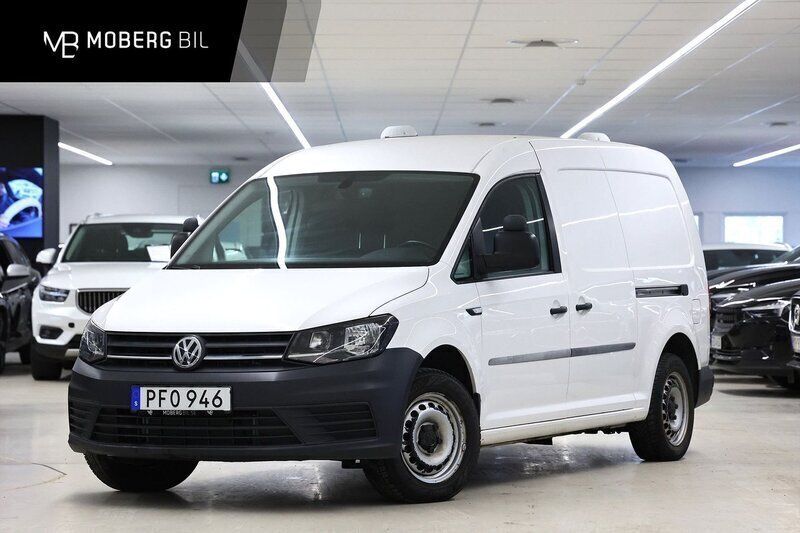Vit Begagnad 2017 VW Caddy Maxi Minibuss | 159 900 kr (Marknadspris) - Bild 1/3