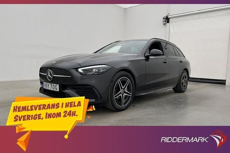 Grå Begagnad 2022 Mercedes C300 AMG | 388 900 kr - Bild 1/3