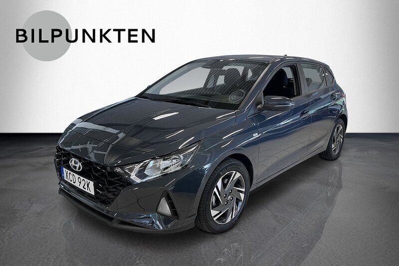 Grå Begagnad 2022 Hyundai i20 Essential Halvkombi | 189 900 kr (Marknadspris) - Bild 1/4