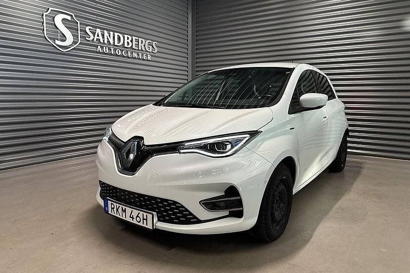 Vit Begagnad 2020 Renault Zoe Halvkombi | 154 500 kr (Bra pris) - Bild 1/4