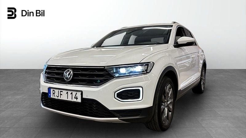 Vit Begagnad 2018 VW T-Roc GT SUV | 199 900 kr (Marknadspris) - Bild 1/4