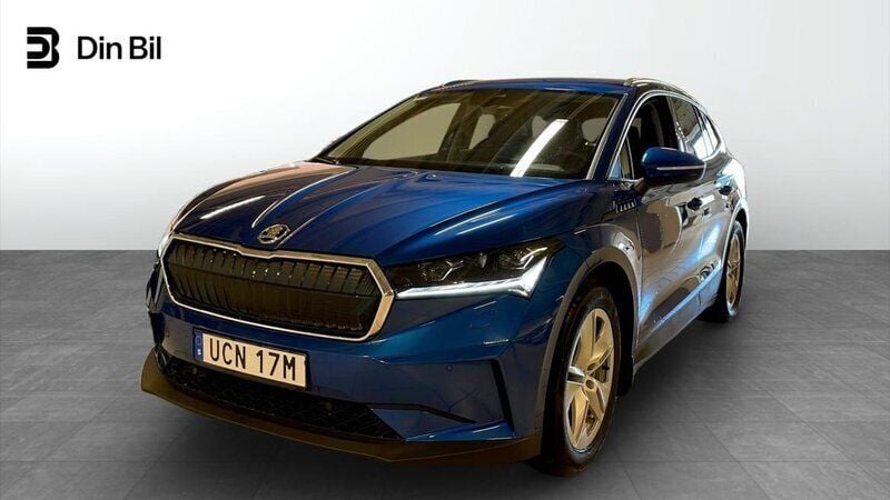 Blå Begagnad 2022 Skoda Enyaq iV SUV | 409 900 kr (Superpris) - Bild 1/4