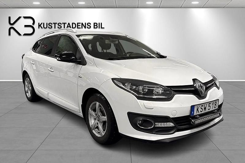 Vit Begagnad 2015 Renault Mégane GrandTour LIMITED Kombi | 79 900 kr (Dyr) - Bild 1/4