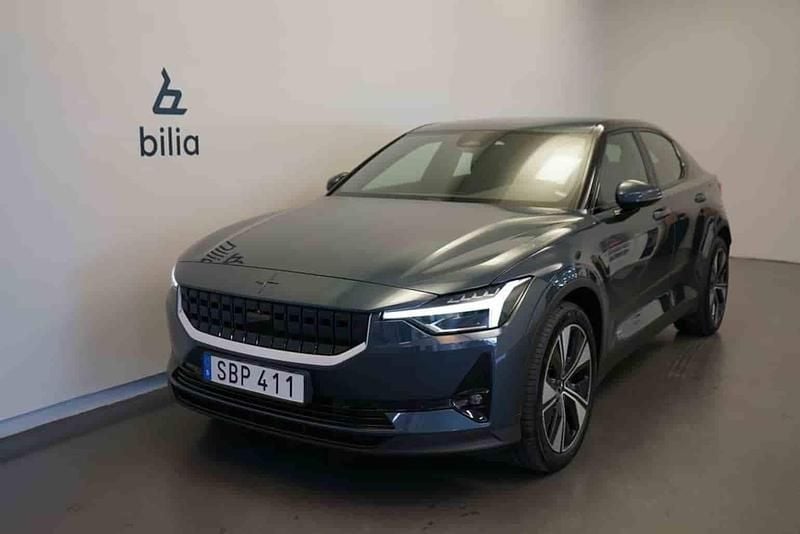 Blå Begagnad 2023 Polestar 2 Long Range Single Motor Sedan | 369 500 kr (Marknadspris) - Bild 1/1