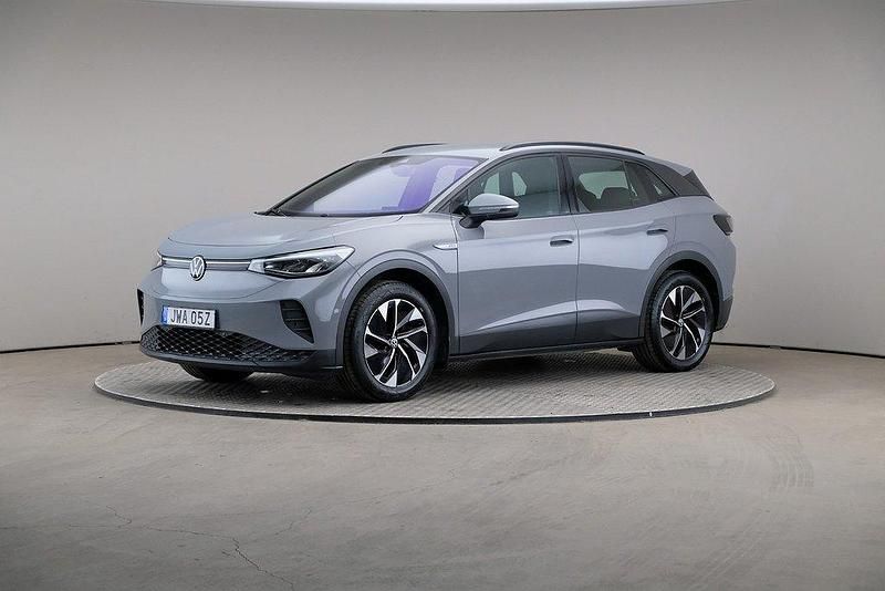 Grå (moonstone grey (solid)) Begagnad 2022 VW ID.4 Pro Performance SUV | 299 000 kr (Marknadspris) - Bild 1/4