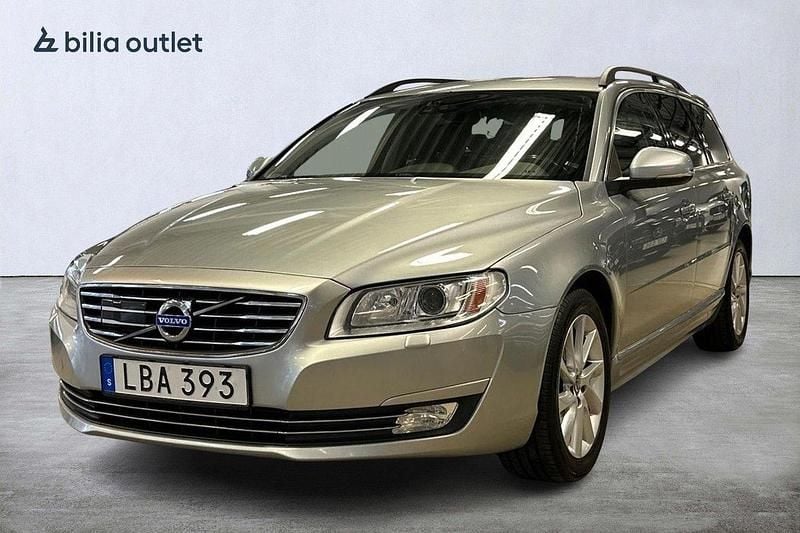 Silver Begagnad 2015 Volvo V70 Momentum Kombi | 124 900 kr (Marknadspris) - Bild 1/3