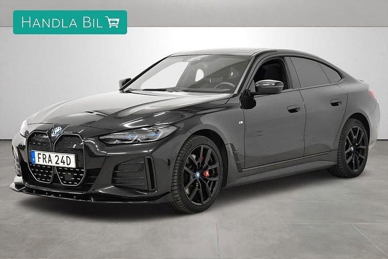 Svart Begagnad 2023 BMW i4 M Sport Sedan | 569 900 kr (Dyr) - Bild 1/4