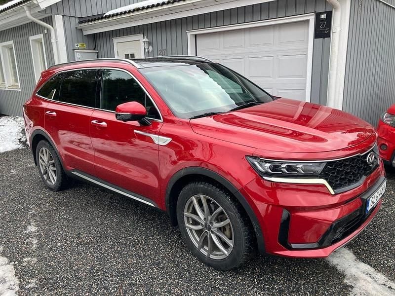 Begagnad Kia Sorento 265 HK (194 kW) 2021 Röd metallic SUV
