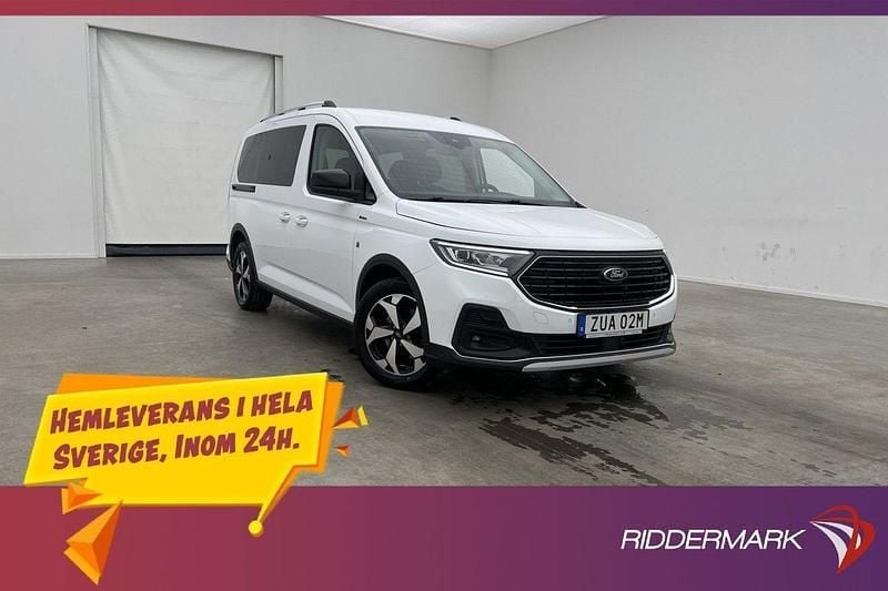 Vit Begagnad 2022 Ford Tourneo Minibuss | 299 800 kr (Superpris) - Bild 1/3