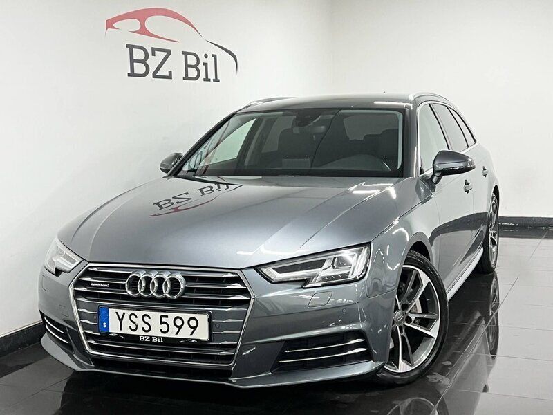 Grå Begagnad 2017 Audi A4 Kombi | 179 900 kr (Marknadspris) - Bild 1/4