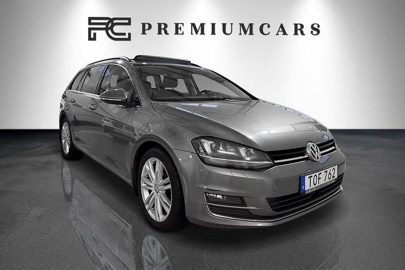 Grå Begagnad 2014 VW Golf VII GT Kombi | 114 900 kr (Bra pris) - Bild 1/4