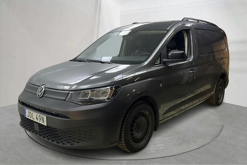 Grå Begagnad 2021 VW Caddy Minibuss | 188 000 kr (Dyr) - Bild 1/4