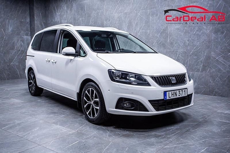 Begagnad Seat Alhambra Ecomotive 141 HK (103 kW) 2014 Vit Minibuss