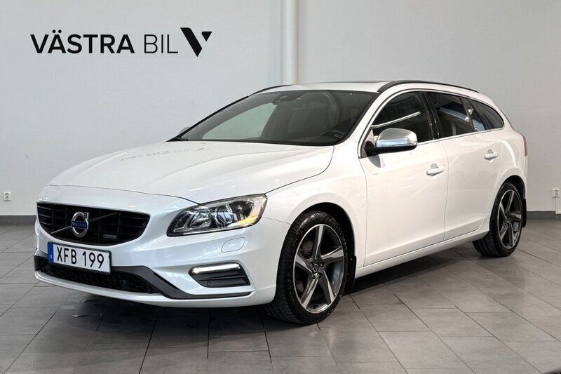Vit Begagnad 2013 Volvo V60 R-Design Kombi | 159 900 kr (Dyr) - Bild 1/4